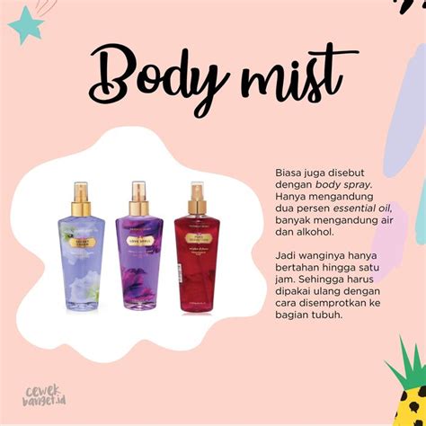 body mist adalah.